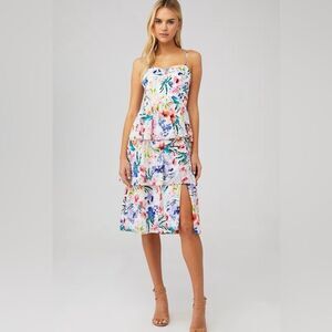Amanda Uprichard Rosalia Silk Dress Biscotti‎